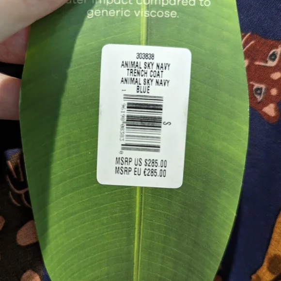 Farm Rio Animal Sky Navy Trench - Picture 6 of 7